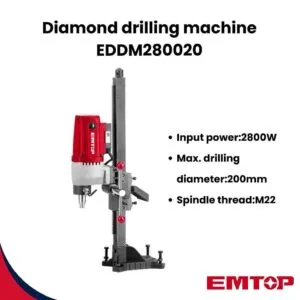 Emtop Matkap Ayaklı Elmas Delici 2800w 200MM