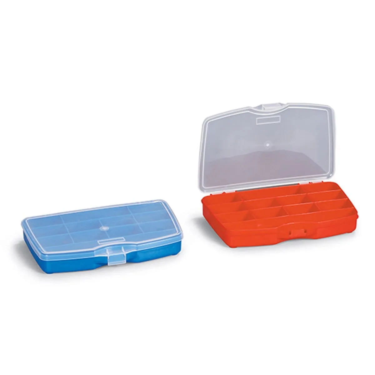 Plastik Civata Kutusu Kapaklı 2/12 Mavi