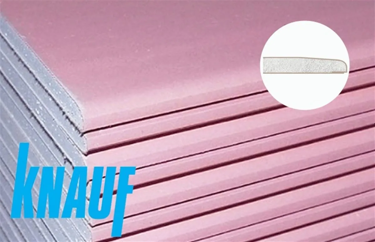Knauf Alçıpan Yangına Dayanıklı Kırmızı 12.5X1200X2500MM
