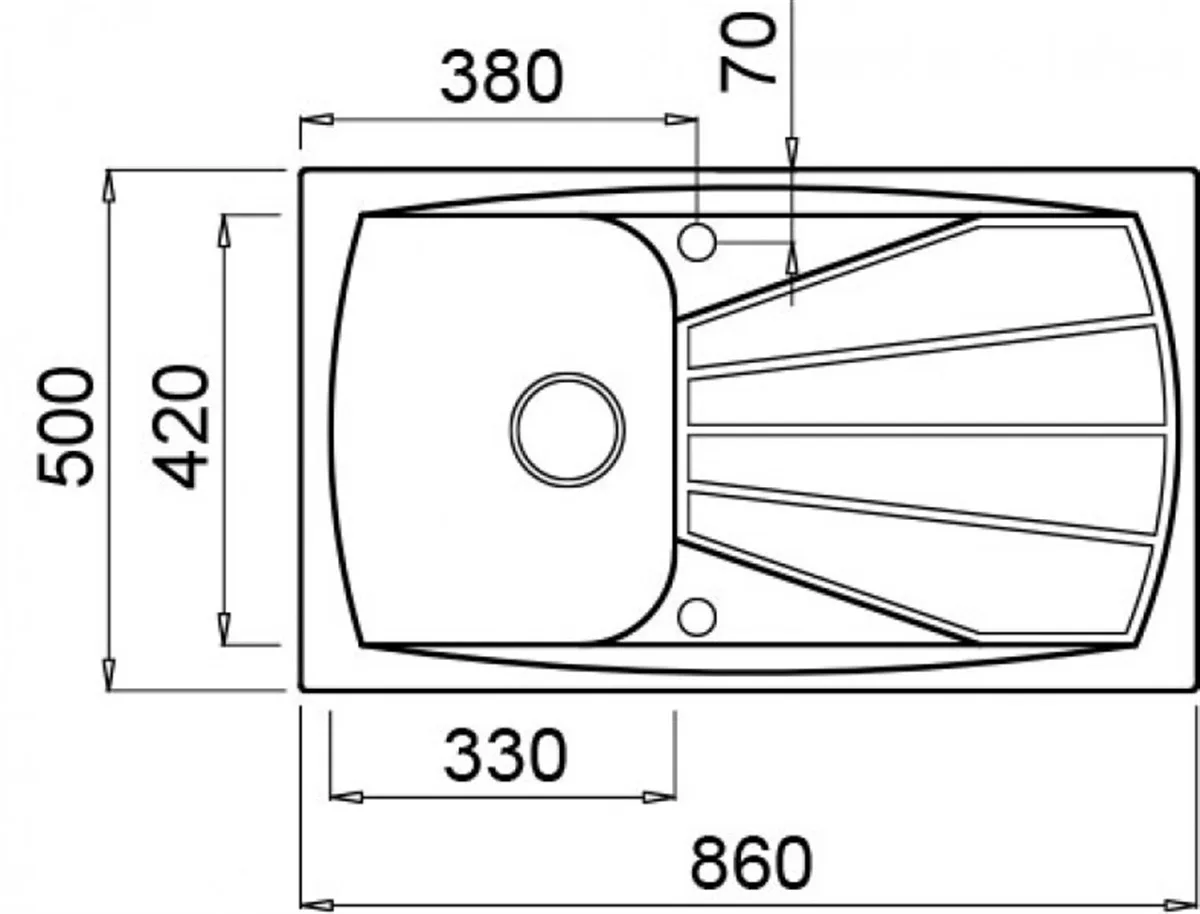 Elleci Granit Evye Tek Göz Living Kumlu Bej 86X50