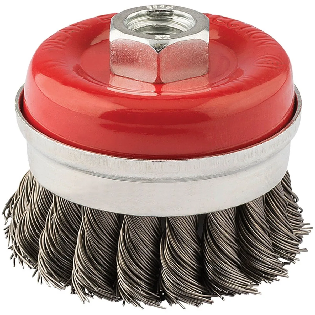 Draper Uç Spiral Kıvrık Telli Düz Fırça 60MM