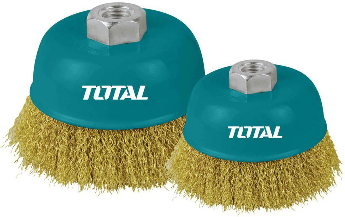 Total Tel Fırça Kupa M14  125MM