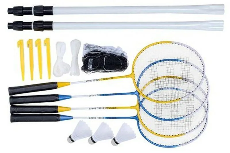 Baseline Badminton Pro Raket Seti 4 Oyuncu