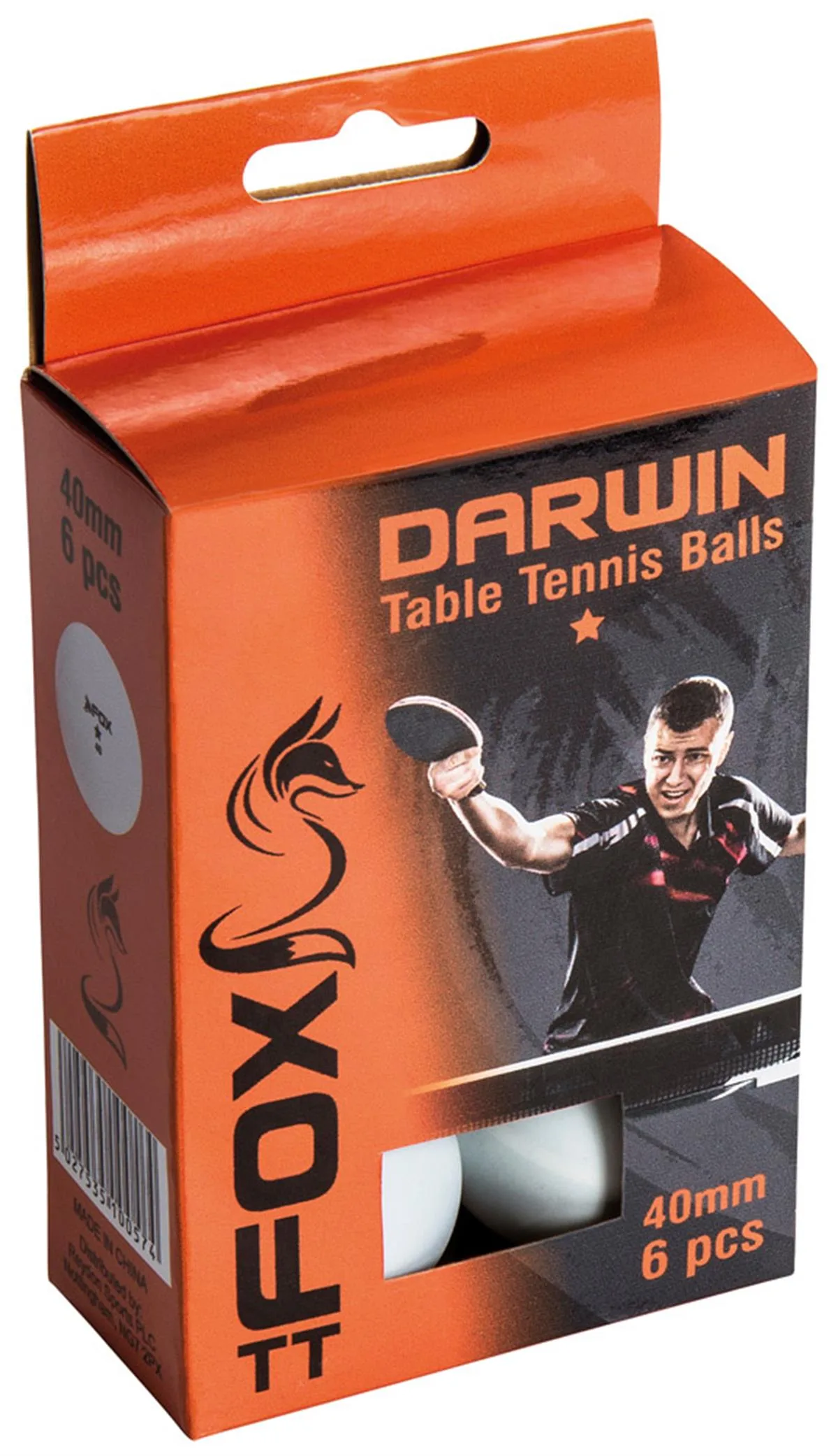 Masa Tenis Topları Darwin 1 Star (6Adet/Paket)