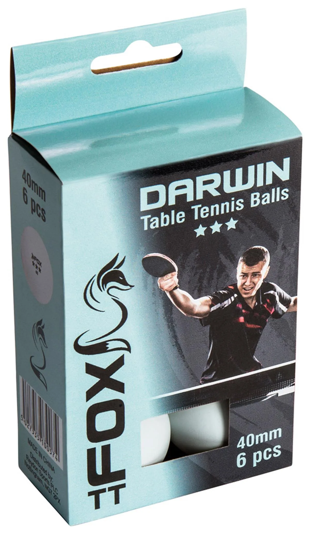 Masa Tenis Topları Darwin 3 Star (6Adet/Paket)