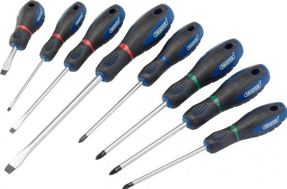 Draper Tornavida 866 Set Düz Yıldız 8 Parça