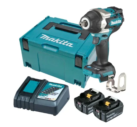 Makita Matkap Somun Sıkma Akülü 1/2'' 5Ah 18V (2Akü+Şarjer+Canta)