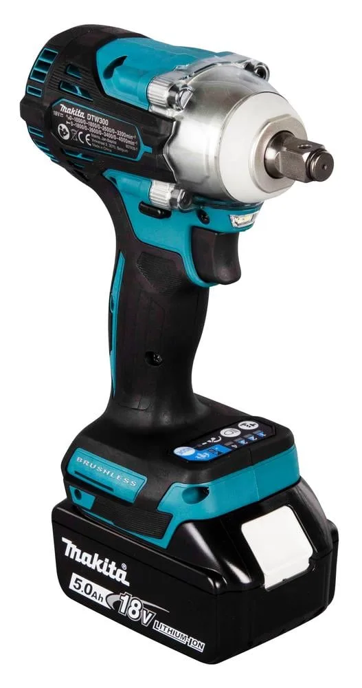 Makita Matkap Akülü Somun Sıkma 1/2'' 5.0Ah 18V (2Akü+Şarjer+Çanta)