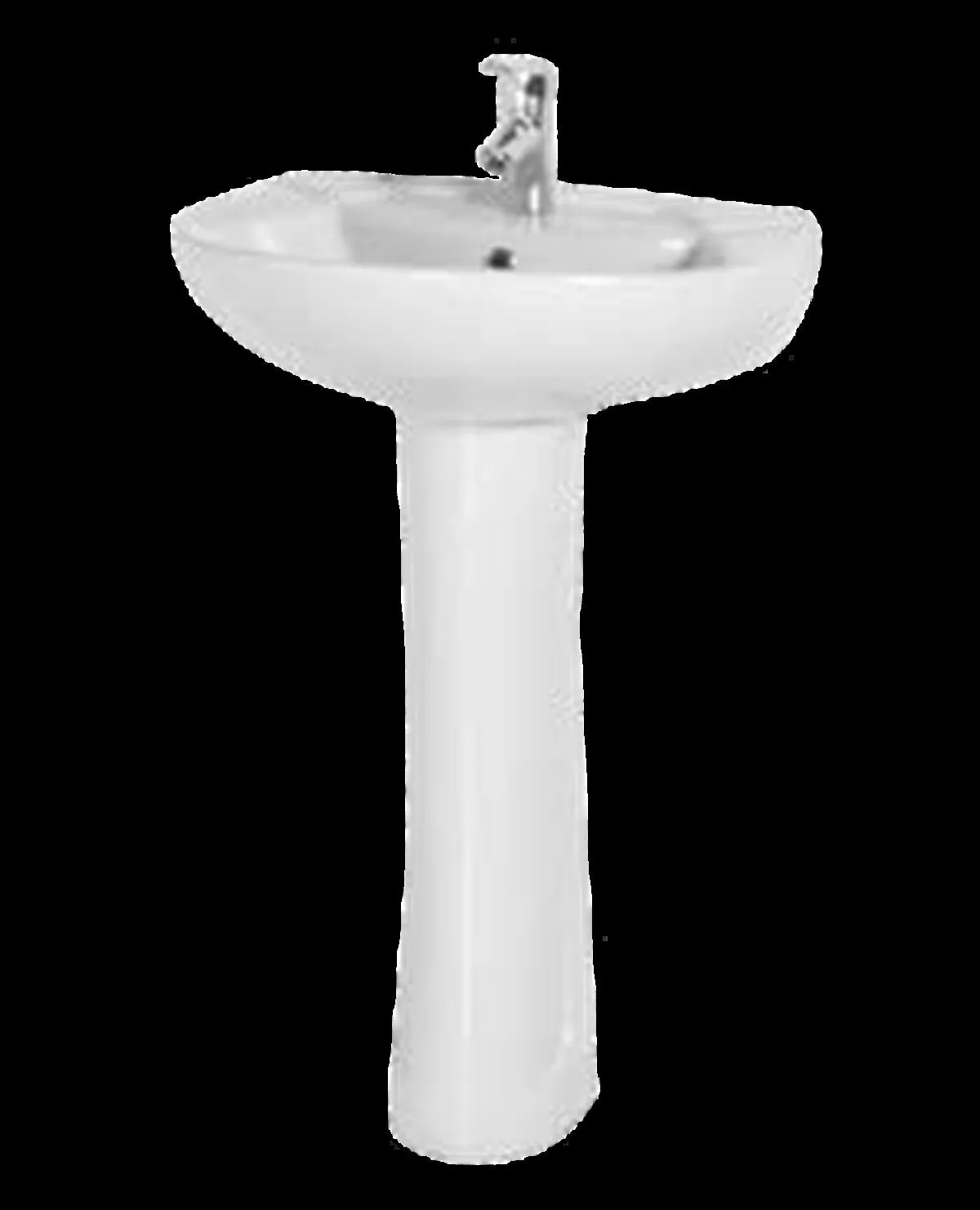 Max Lavabo Oval 40X50 + Kolon Ayak