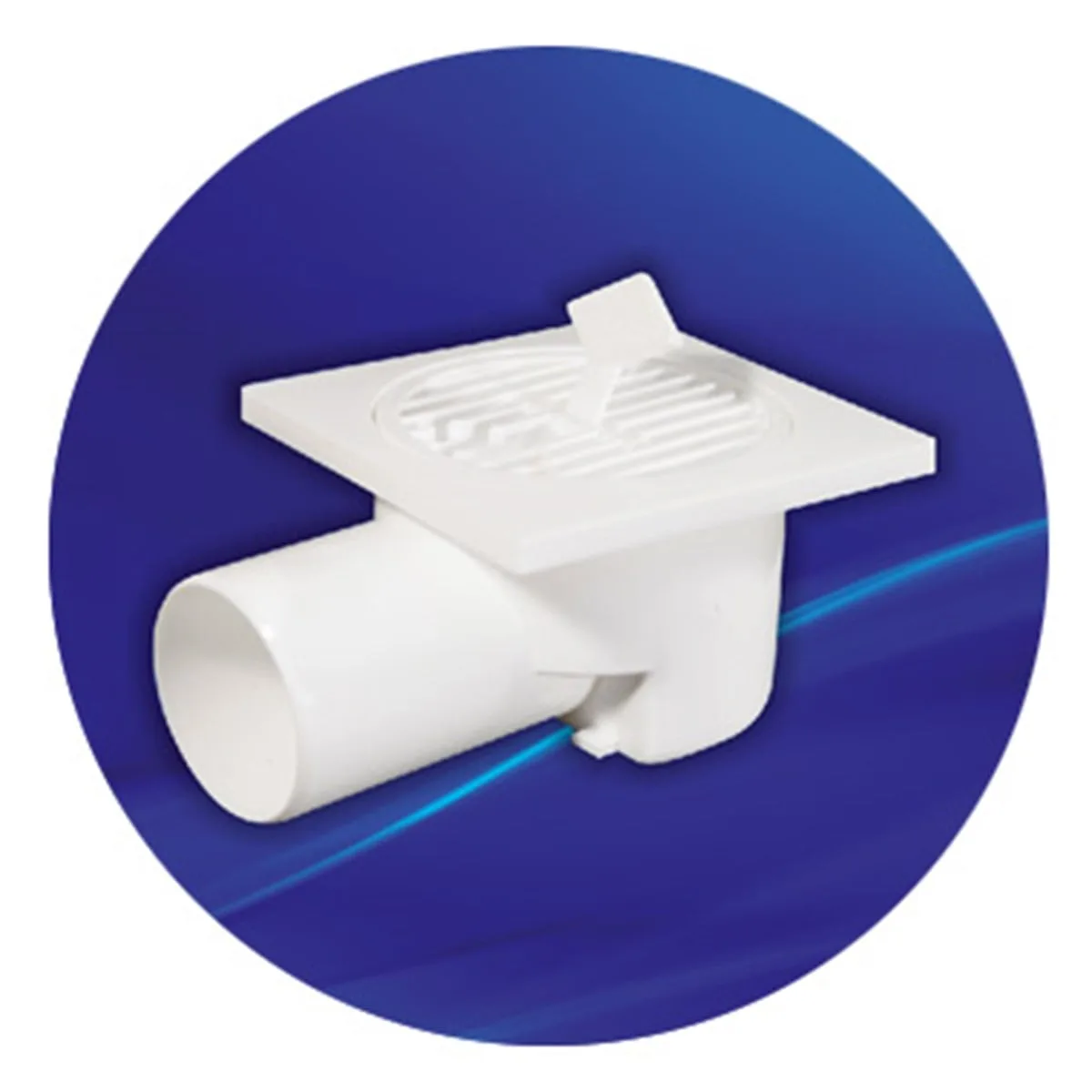 Max Yer Sifonu 10CMX10CM 40MM Yanda Çıkışlı