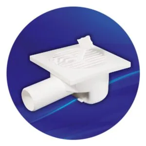 Max Yer Sifonu 10CMX10CM 50MM Yandan Çıkışlı