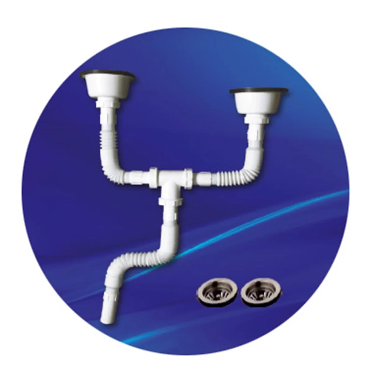 Sifon Çift Göz Evye İçin