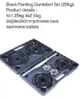 Power Dambıl Seti 4x1,25KG 4x2,5KG