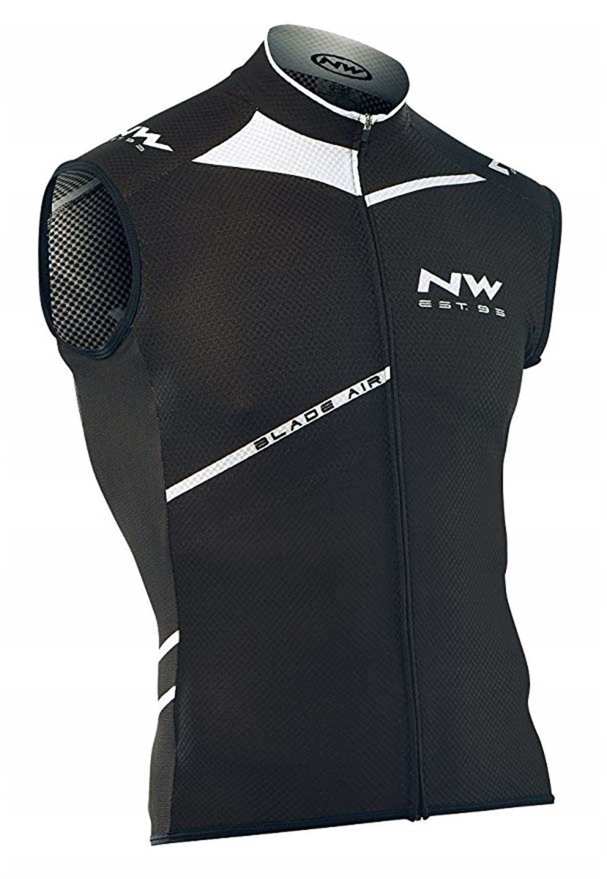 Northwave  Forma Kısa Kol  Blade Air Ful Zip Siyah/Beyaz S
