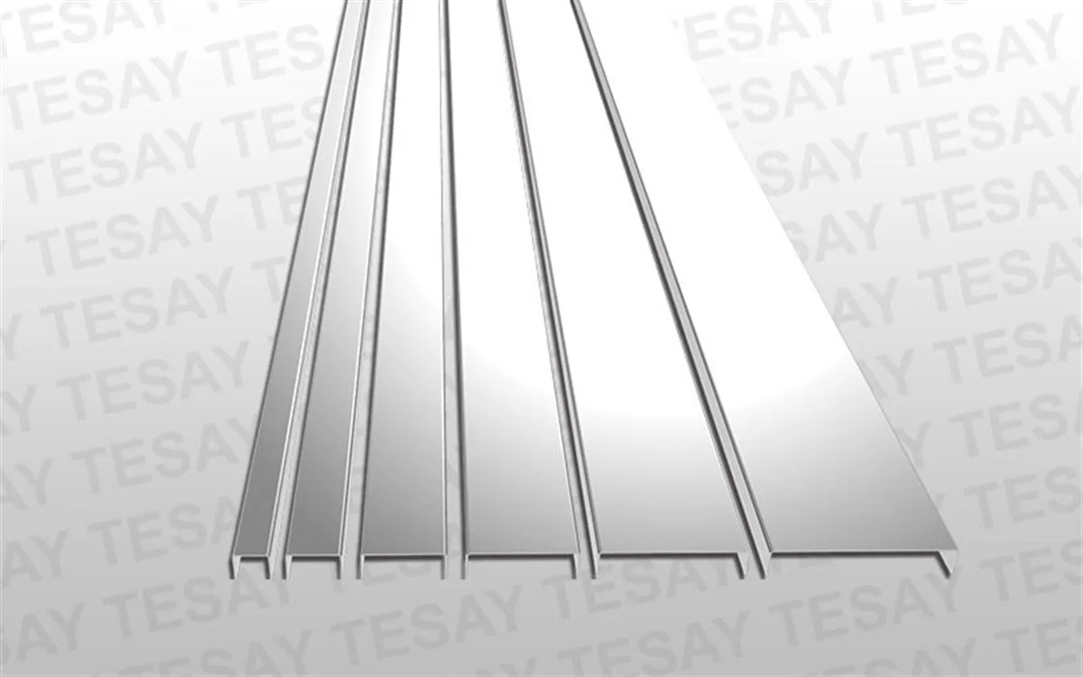 Tesay Süper Ayna Paslanmaz Çelik Bordür Profilleri 2.5MT Krom