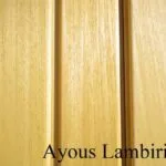 Ahşap Lambri Ayous 2.5cmx10cm