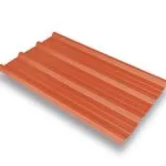 Çatı Paneli Sentetik Trapez Kahve En 1.07 Metre