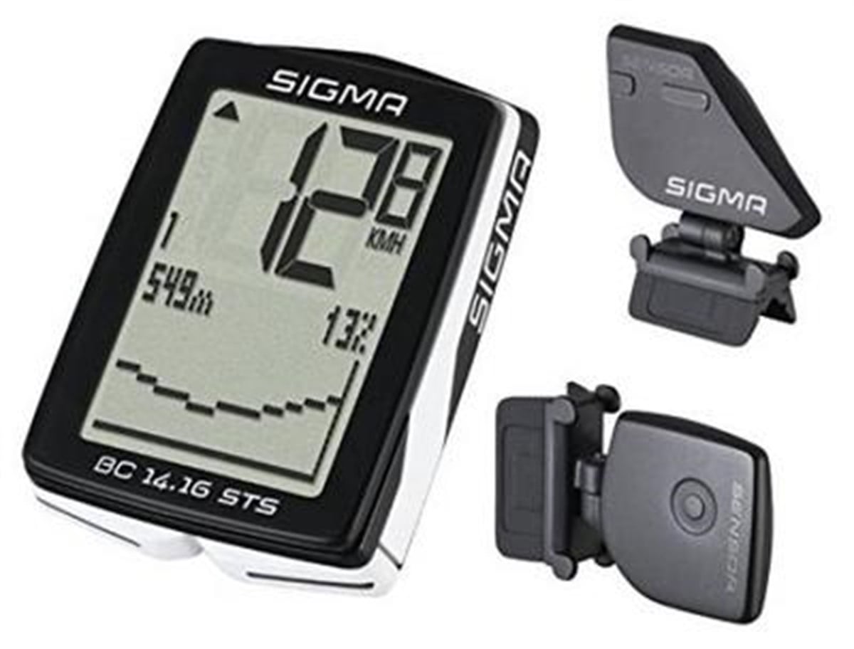 Sigma Bisiklet Yol Bilgisayarı Kablosuz BC 14.16 Hız/Kadans Sensörlü