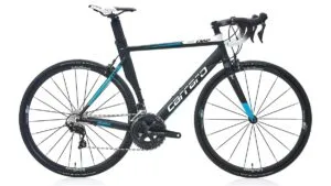 28'' Carraro Race 062 Aero 22-speed Mat Siyah-beyaz-turkuaz R1