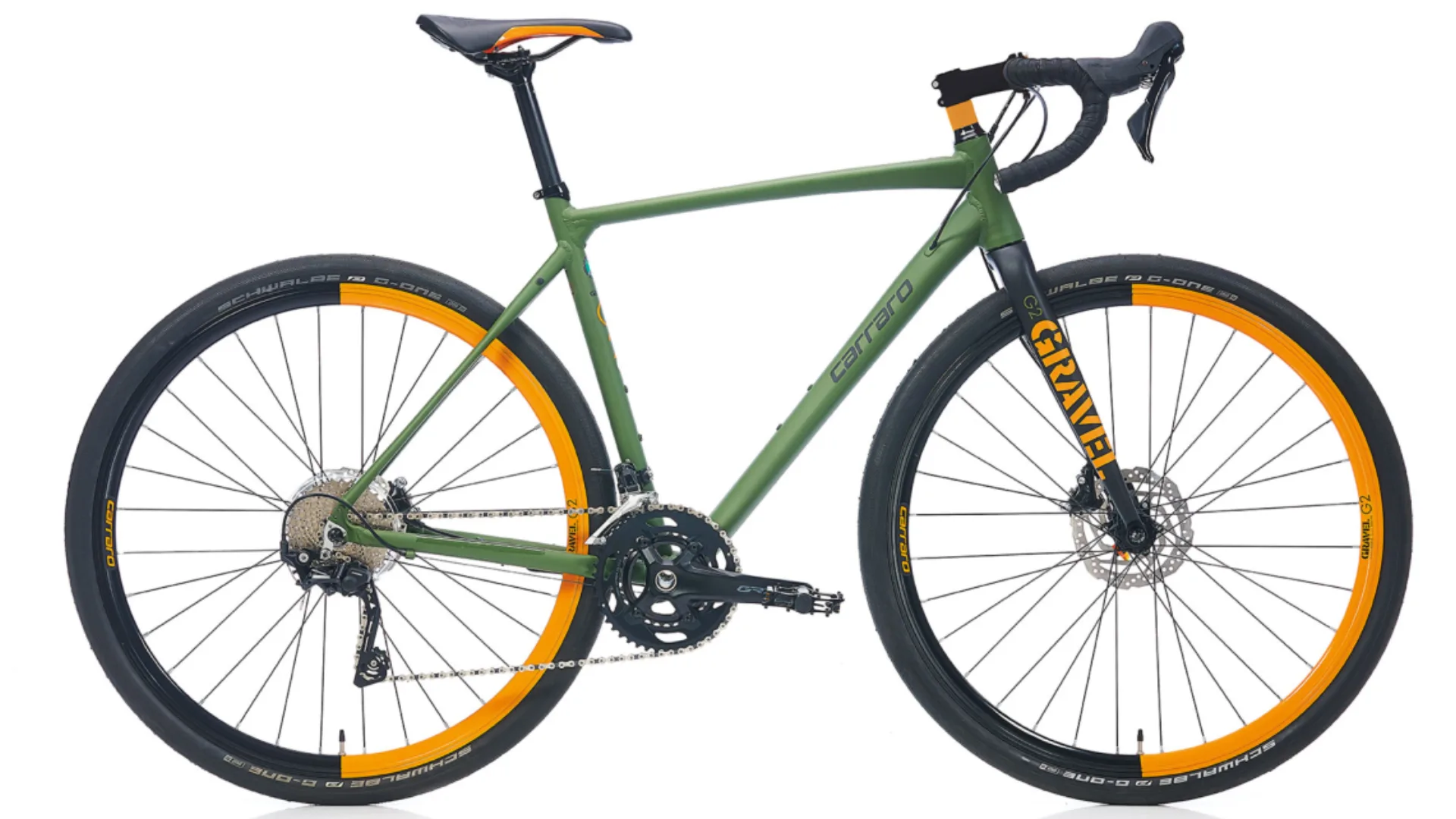 Carraro 28'' Gravel G2 500H 20-V Hd Mat Haki Yesili-Siyah-Turuncu