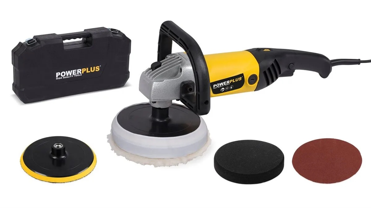 Powerplus Zımpara Poliş 180MM 1200W