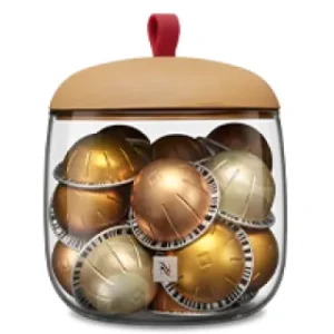 Mia Dağıtıcı, Ahşap Kapak  Nespresso Kahve Kapsülü - 10 Kapsül