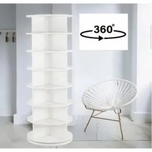 7 Katlı 360° Dönen Ayakkabı&çanta Rafı