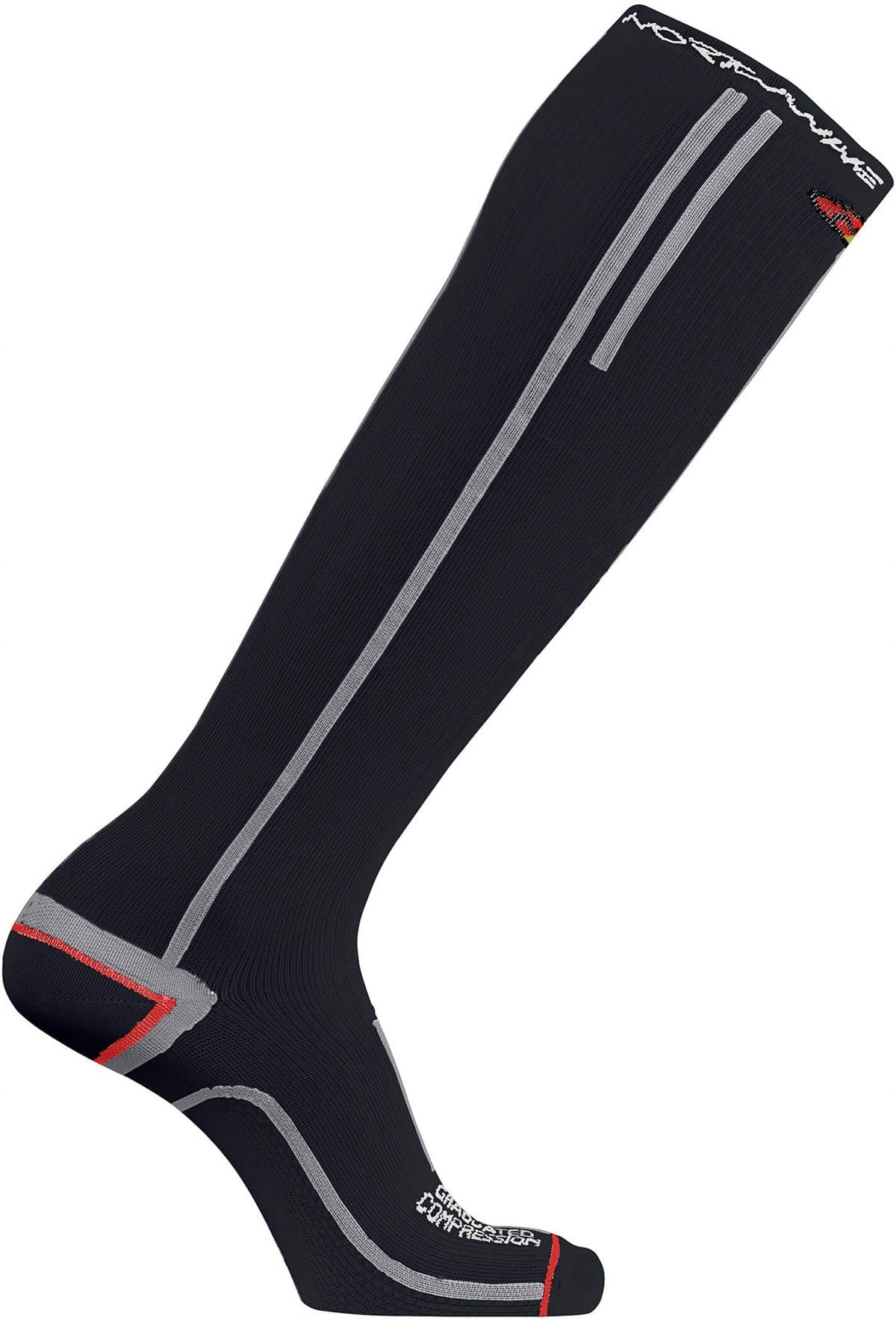 Northwave Çorap Yuksuk Compression Siyah/kırmızı