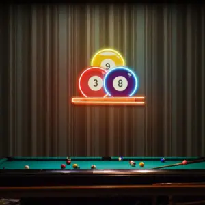 Bilardolar Baskılı - Neon Tabela