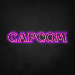 Capcom Logo Neon Tabela