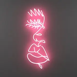 Damlayan yüz - Neon Tabela