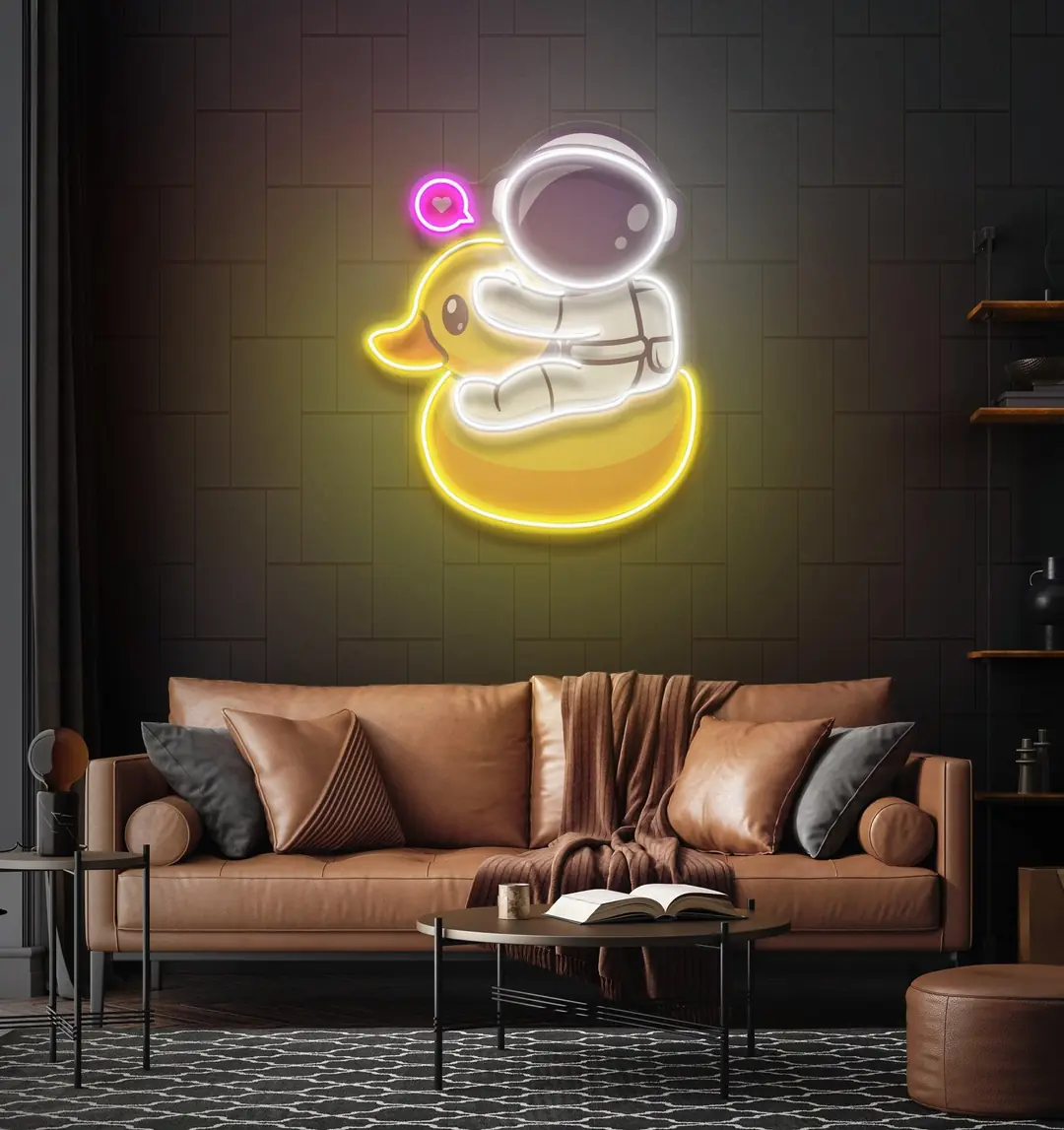 Duck Astronaut Neon Tabela