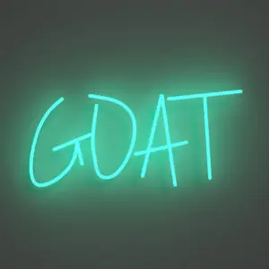 GOAT - Neon Tabela