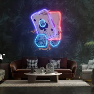 Gambling Poker Neon Tabela