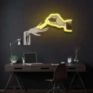 Hand Couple Neon Tabela