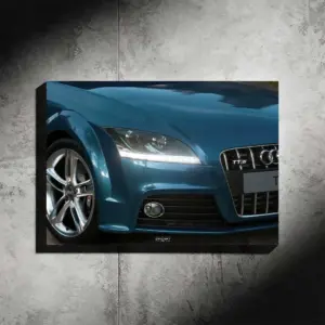 Audi TTS Araba Poster (Neon)