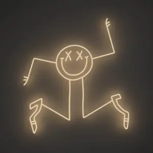 Dans Eden İskelet  - Neon Tabela