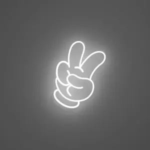 Glove Peace Neon Tabela