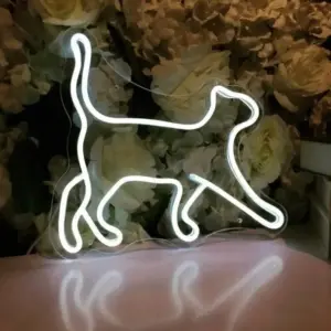 Kedi Figürü Neon Dekor