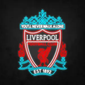 Liverpool X Büyük Neon Tabela 2