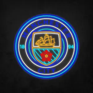 Manchester City Büyük Boy Neon Tabela