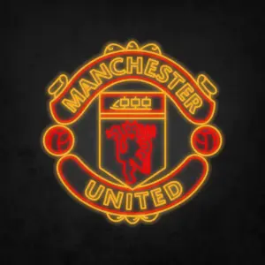 Manchester United Neon Tabela  Büyük