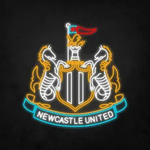 Newcastle United FC X Büyük Boy Neon Tabela