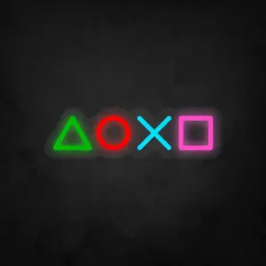 PlayStation Button Neon Tabela
