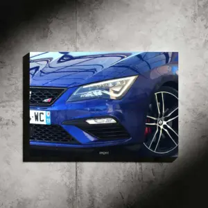 Seat Leon Cupra Araba Poster (Neon)