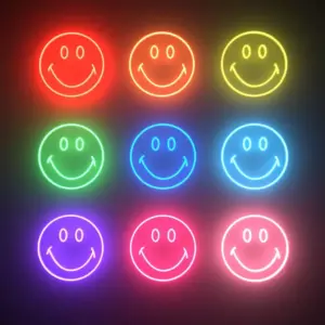 Smiley Wall, Neon Tabela