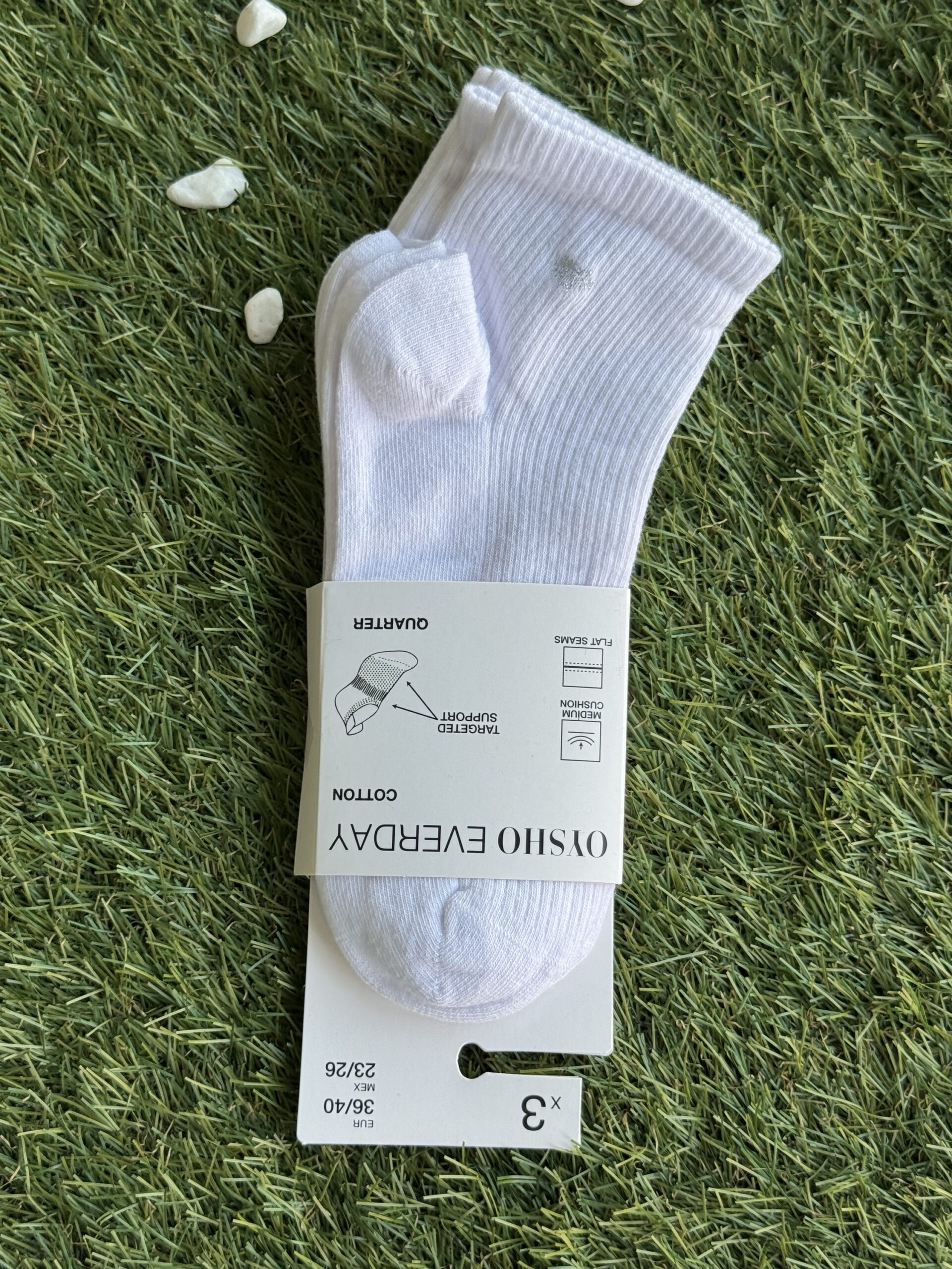 (3 Çift) Simli Kalpli Tenis Çorap