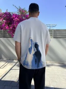 Human Baski Taş Renk Tshirt