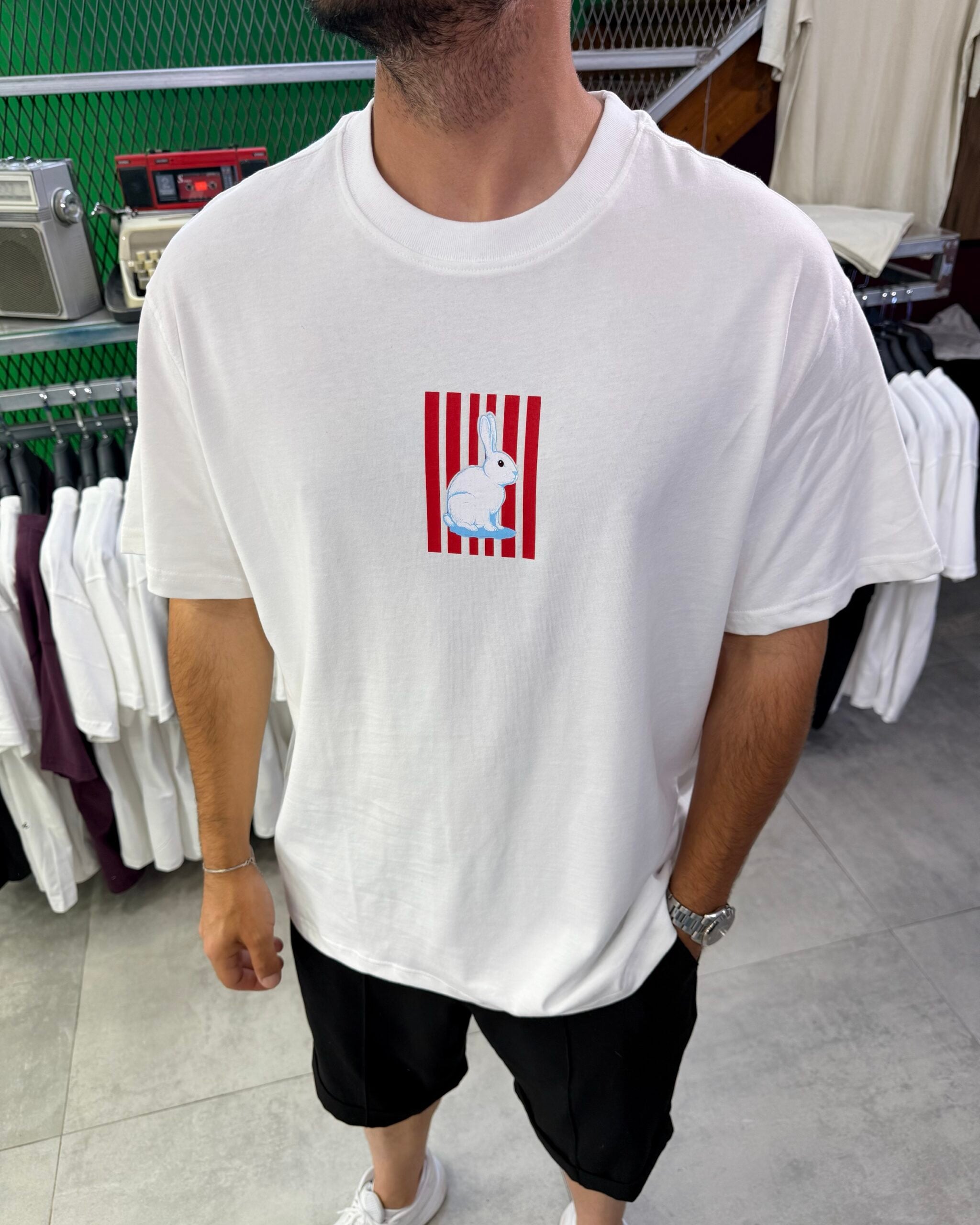 Tavşan Beyaz Tshirt