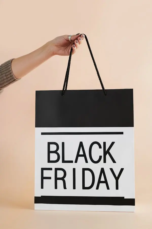 Black Friday indirim etiketi